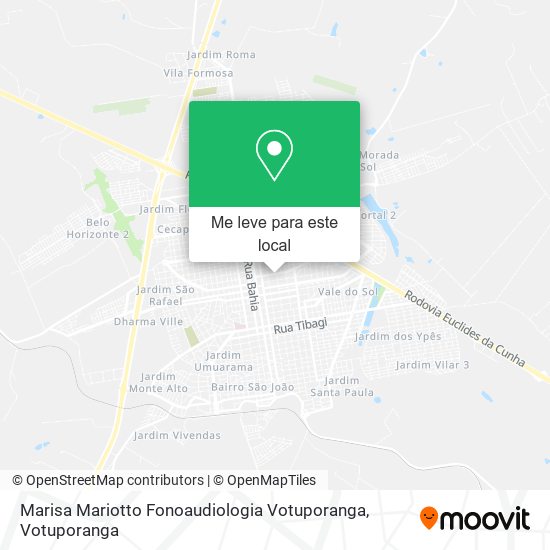 Marisa Mariotto Fonoaudiologia Votuporanga mapa