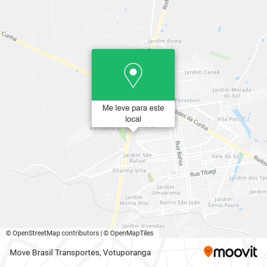 Move Brasil Transportes mapa