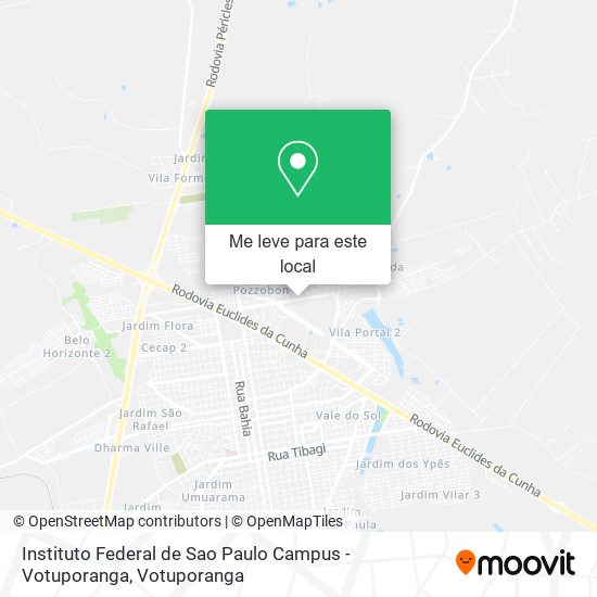Instituto Federal de Sao Paulo Campus - Votuporanga mapa