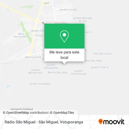 Rádio São Miguel - São Miguel mapa