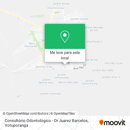 Consultório Odontológico - Dr Juarez Barcelos mapa