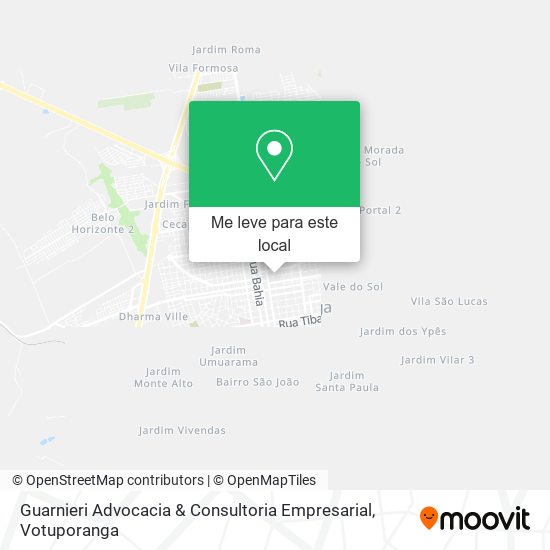 Guarnieri Advocacia & Consultoria Empresarial mapa