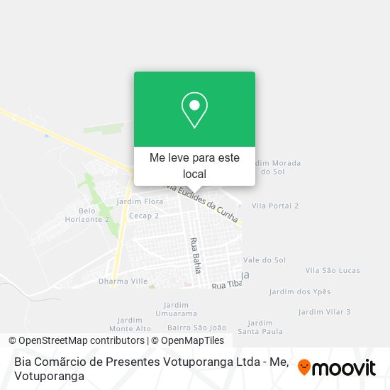 Bia Comãrcio de Presentes Votuporanga Ltda - Me mapa