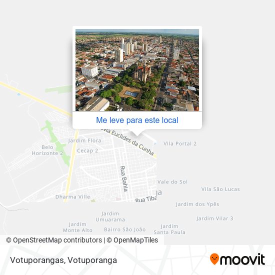 Votuporangas mapa