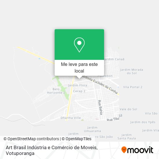 Art Brasil Indústria e Comércio de Moveis mapa
