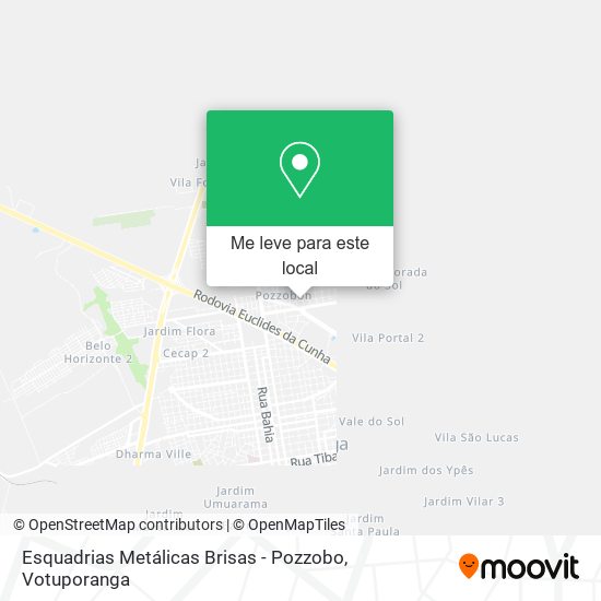 Esquadrias Metálicas Brisas - Pozzobo mapa