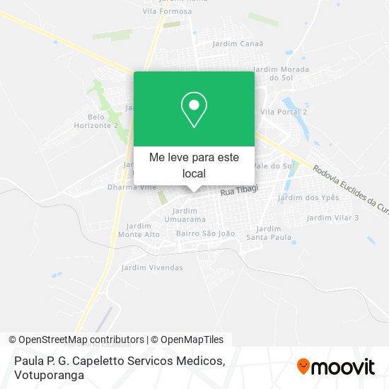 Paula P. G. Capeletto Servicos Medicos mapa