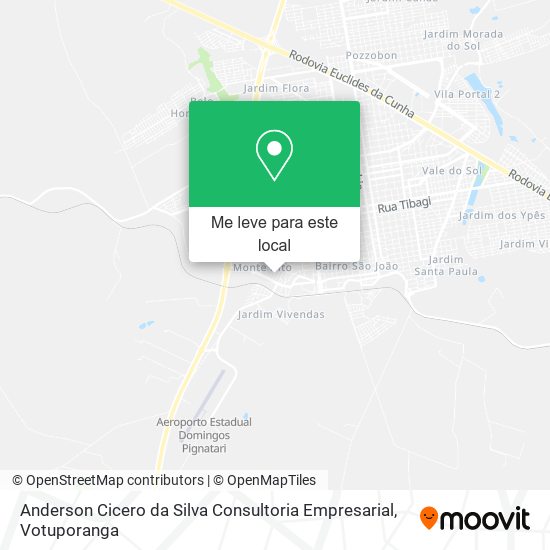 Anderson Cicero da Silva Consultoria Empresarial mapa