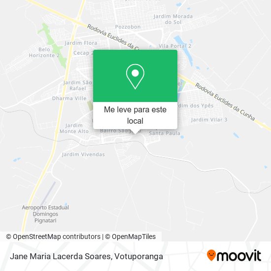 Jane Maria Lacerda Soares mapa