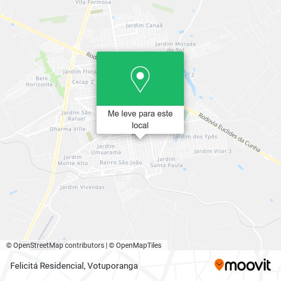 Felicitá Residencial mapa