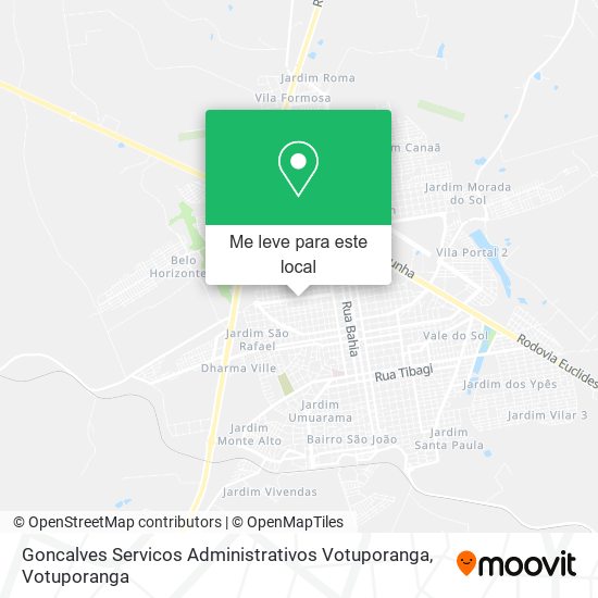 Goncalves Servicos Administrativos Votuporanga mapa