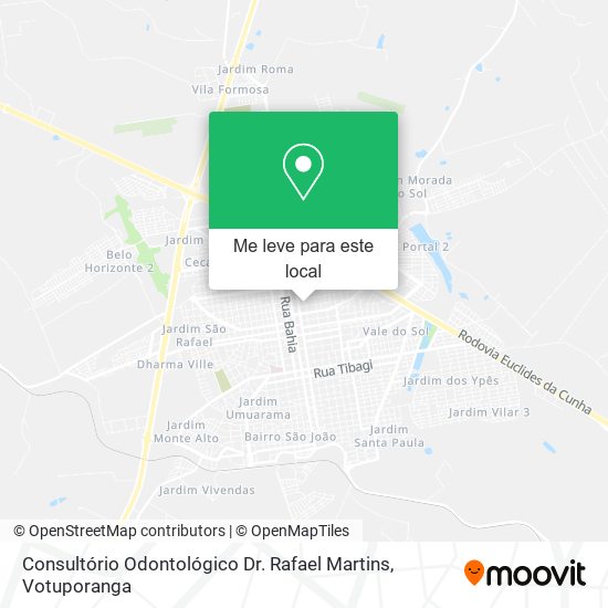 Consultório Odontológico Dr. Rafael Martins mapa