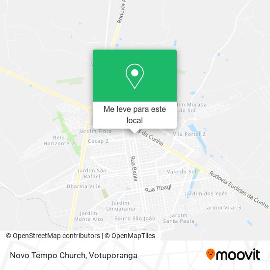 Novo Tempo Church mapa