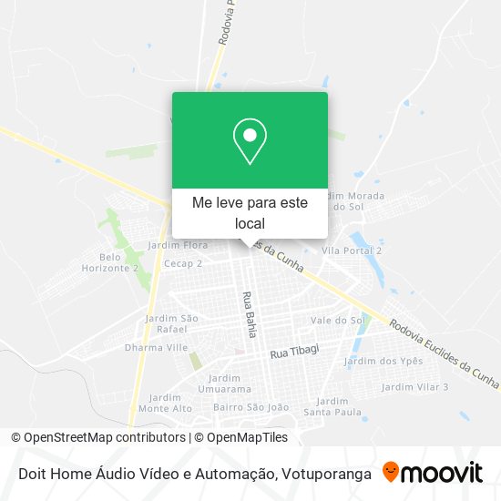 Doit Home Áudio Vídeo e Automação mapa
