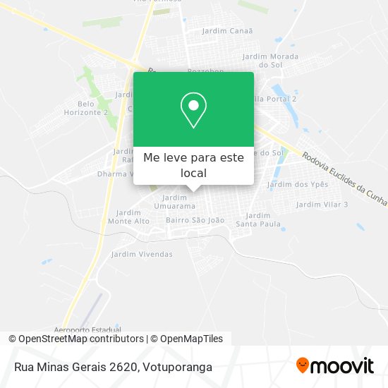 Rua Minas Gerais 2620 mapa