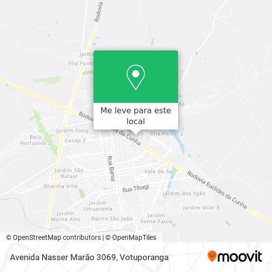 Avenida Nasser Marão 3069 mapa