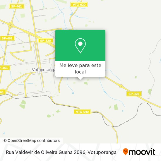 Rua Valdevir de Oliveira Guena 2096 mapa