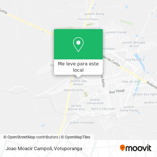 Joao Moacir Campoli mapa
