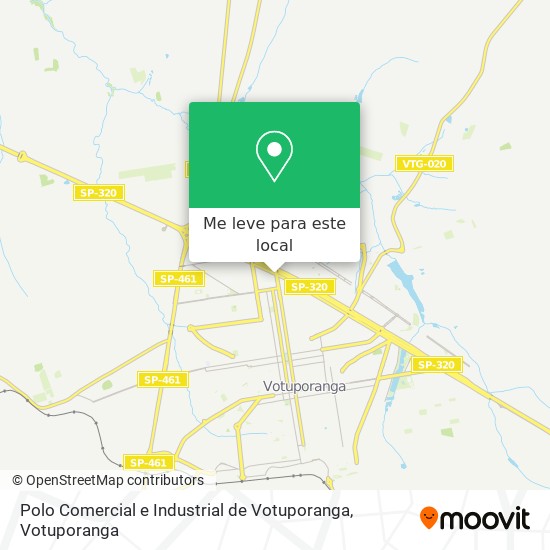Polo Comercial e Industrial de Votuporanga mapa
