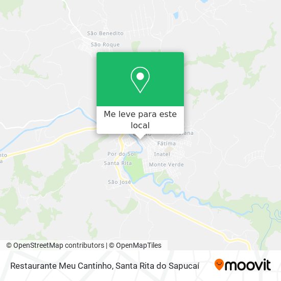 Restaurante Meu Cantinho mapa