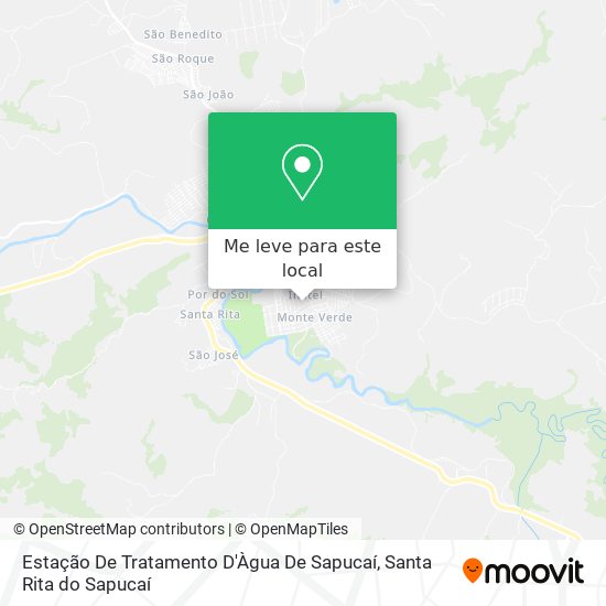 Estação De Tratamento D'Àgua De Sapucaí mapa