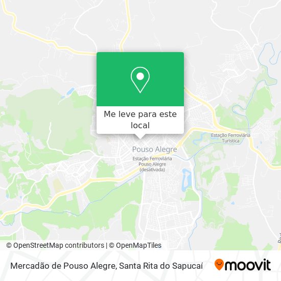Mercadão de Pouso Alegre mapa