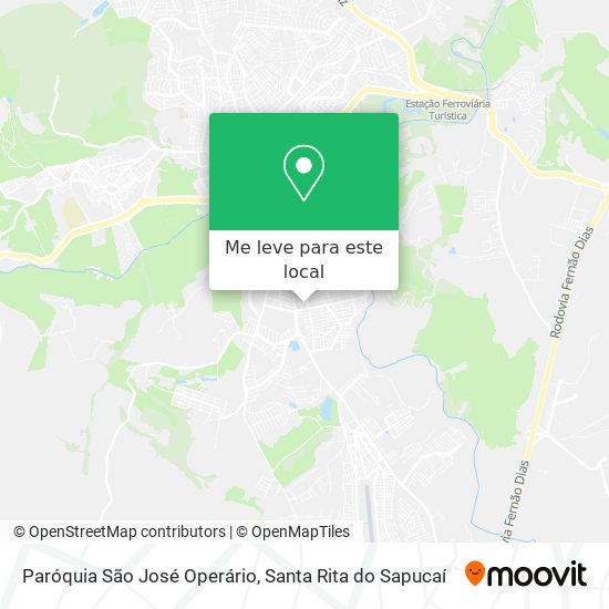 Paróquia São José Operário mapa