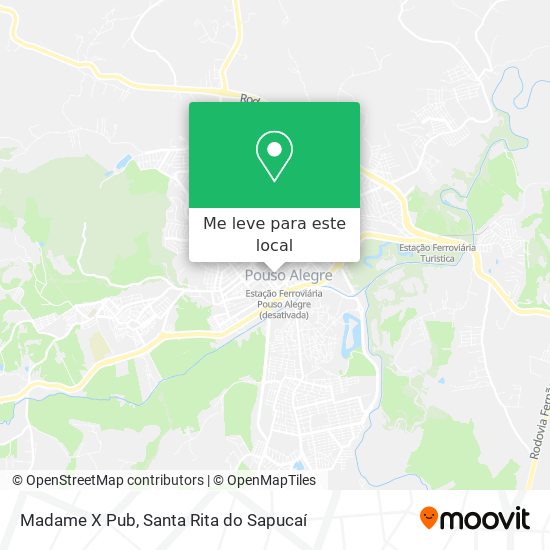Madame X Pub mapa