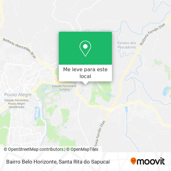 Bairro Belo Horizonte mapa