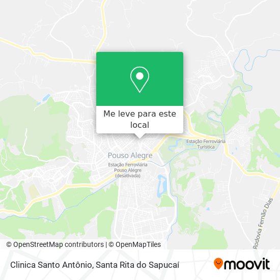 Clinica Santo Antônio mapa