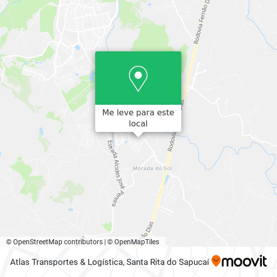 Atlas Transportes & Logística mapa