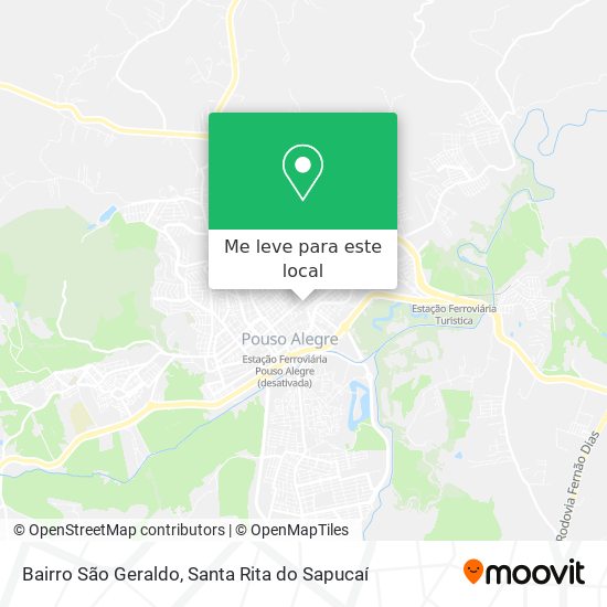 Bairro São Geraldo mapa