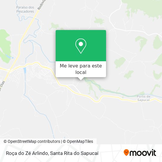 Roça do Zé Arlindo mapa