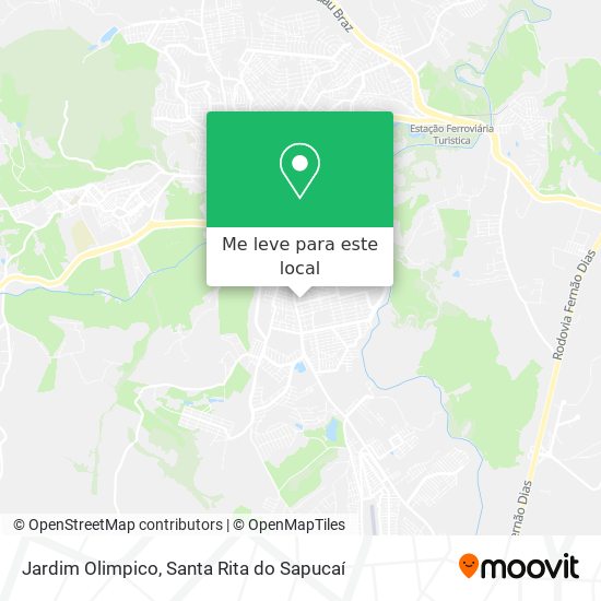 Jardim Olimpico mapa