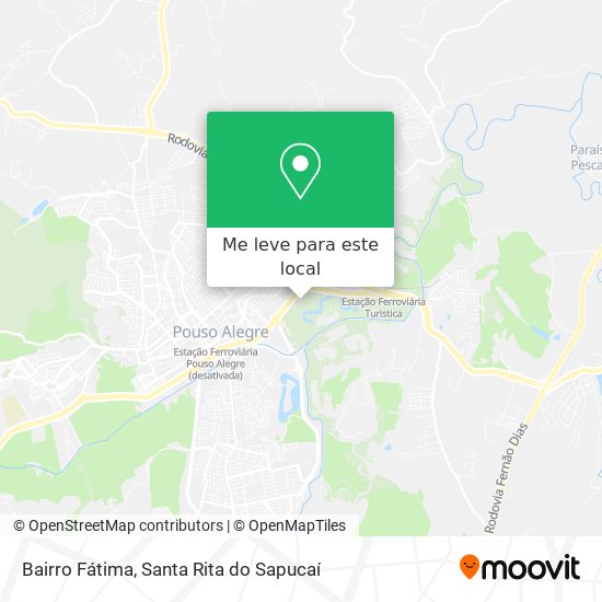Bairro Fátima mapa