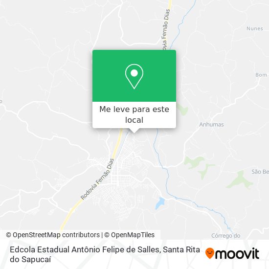 Edcola Estadual Antônio Felipe de Salles mapa