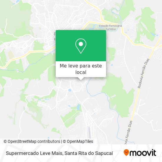 Supermercado Leve Mais mapa