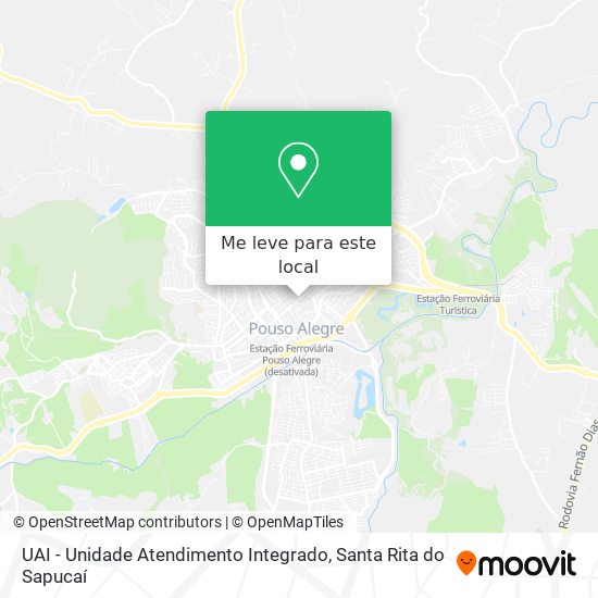 UAI - Unidade Atendimento Integrado mapa