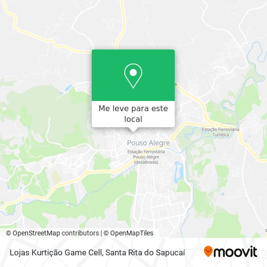 Lojas Kurtição Game Cell mapa