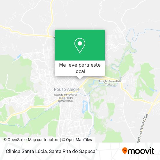Clinica Santa Lúcia mapa