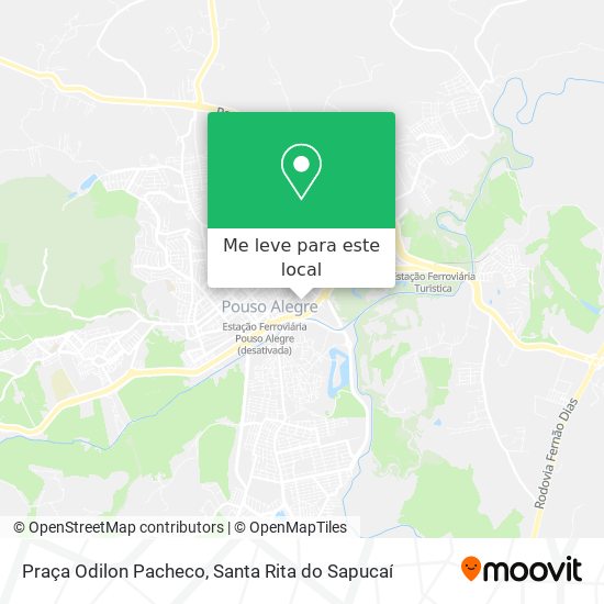 Praça Odilon Pacheco mapa