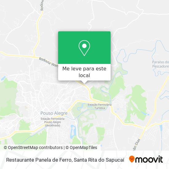 Restaurante Panela de Ferro mapa