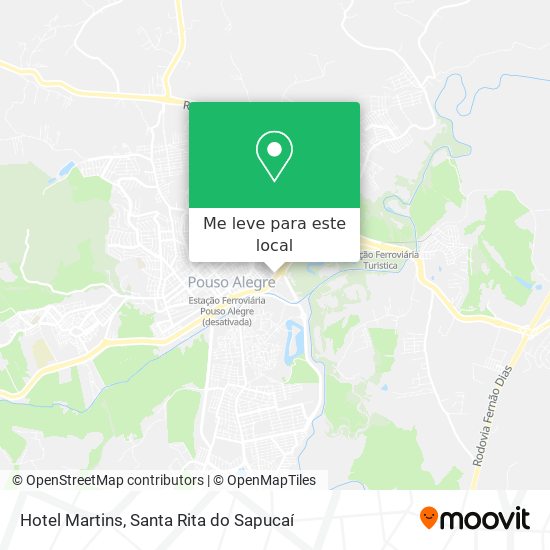 Hotel Martins mapa