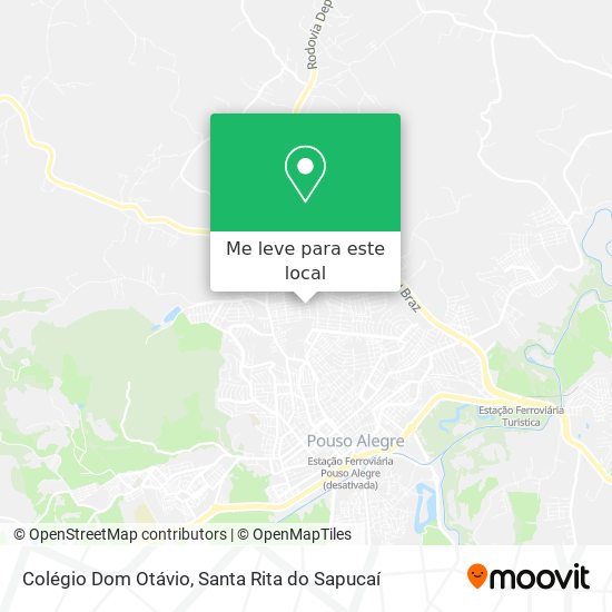 Colégio Dom Otávio mapa