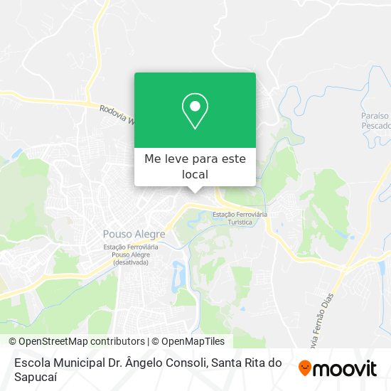 Escola Municipal Dr. Ângelo Consoli mapa