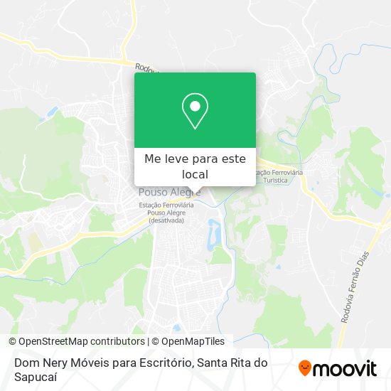 Dom Nery Móveis para Escritório mapa