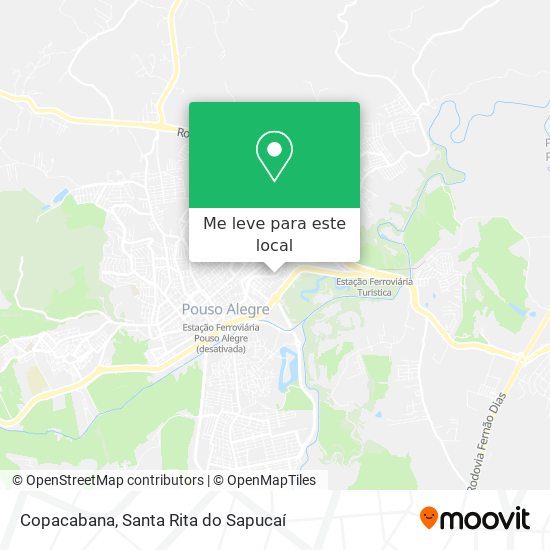 Copacabana mapa