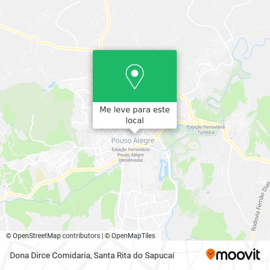 Dona Dirce Comidaria mapa