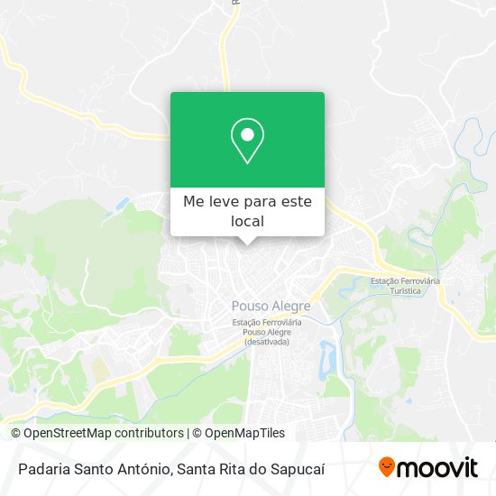 Padaria Santo António mapa