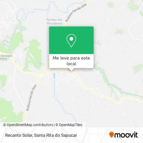 Recanto Solar mapa